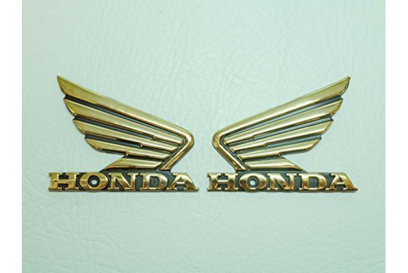 Gold Flügel Motorrad Abzeichen
