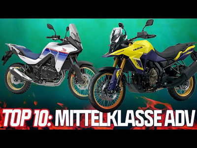 TOP 10 MITTELKLASSE ADVENTURE MOTORRÄDER 2023