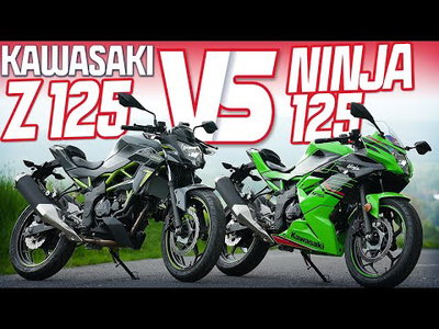 KAWASAKI NINJA 125CCM VS KAWASAKI Z 125 CCM 2023 MOTORRAD VERGLEICH
